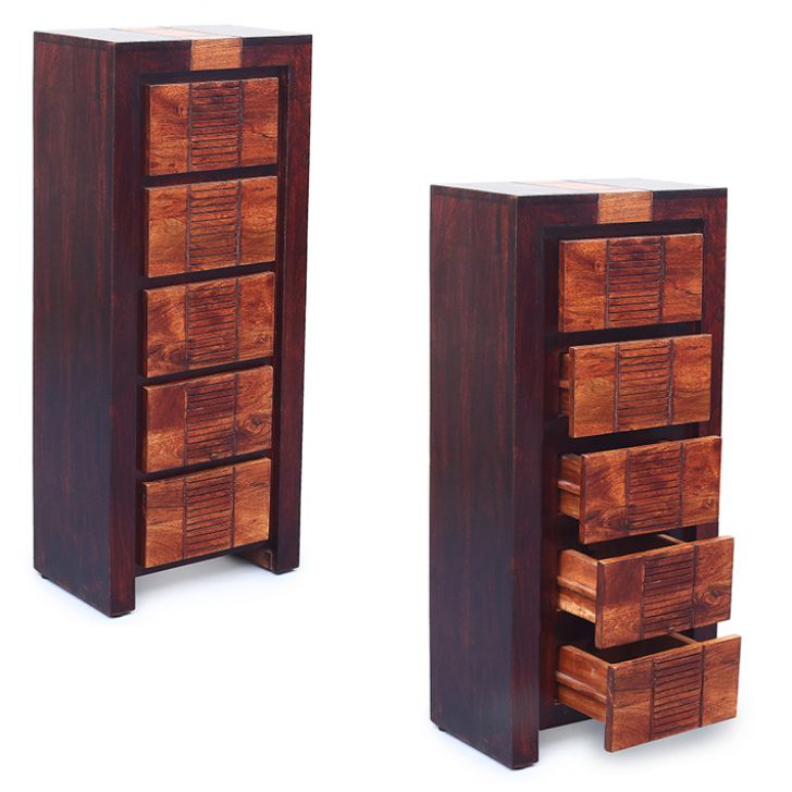 Magnum Chest Of Five Drawers Honey
